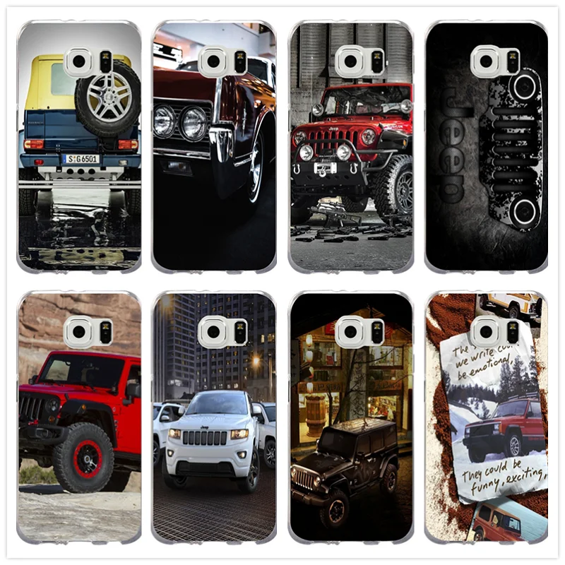 Модные мягкие силиконовые чехлы для мобильных телефонов Jeeps Wrangler из ТПУ samsung Galaxy