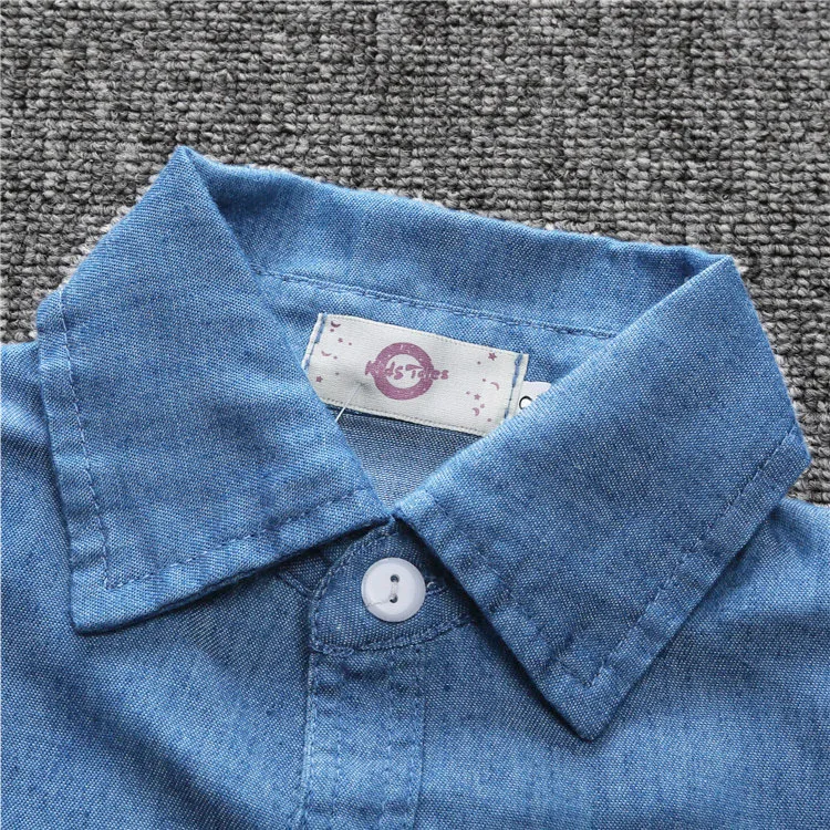 Toddler Boys Clothing Set for Baby Children Grey Long Sleeves Shirt+ Red Jean Pants Trousers Suit Infant Boy Casual Clothes