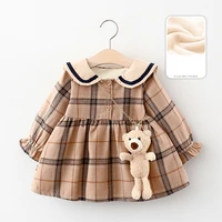 newborn baby girl dress clothes toddler girls princess plaid birthday dresses for infant baby clothing 0 2y baby girl clothes