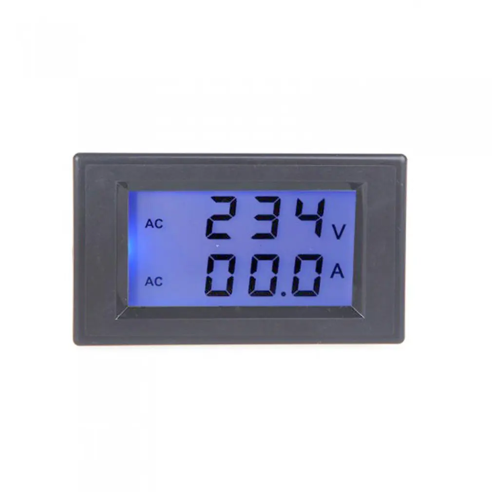 

D85-2042A LCD Dual Display Voltage And Current Meter AC Current And Voltmeter Head Home Use High Accuracy