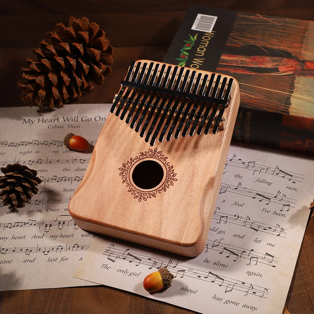17 клавиш Kalimba большой пианино красное дерево Mbira инструмент для тела лучшее