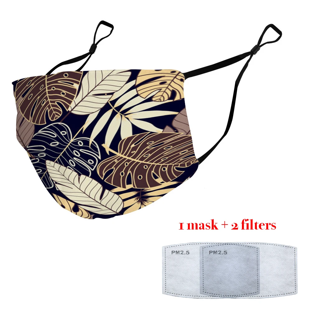 Защитная маска PM2.5 для лица многоразовая теплая хлопковая с углеродными