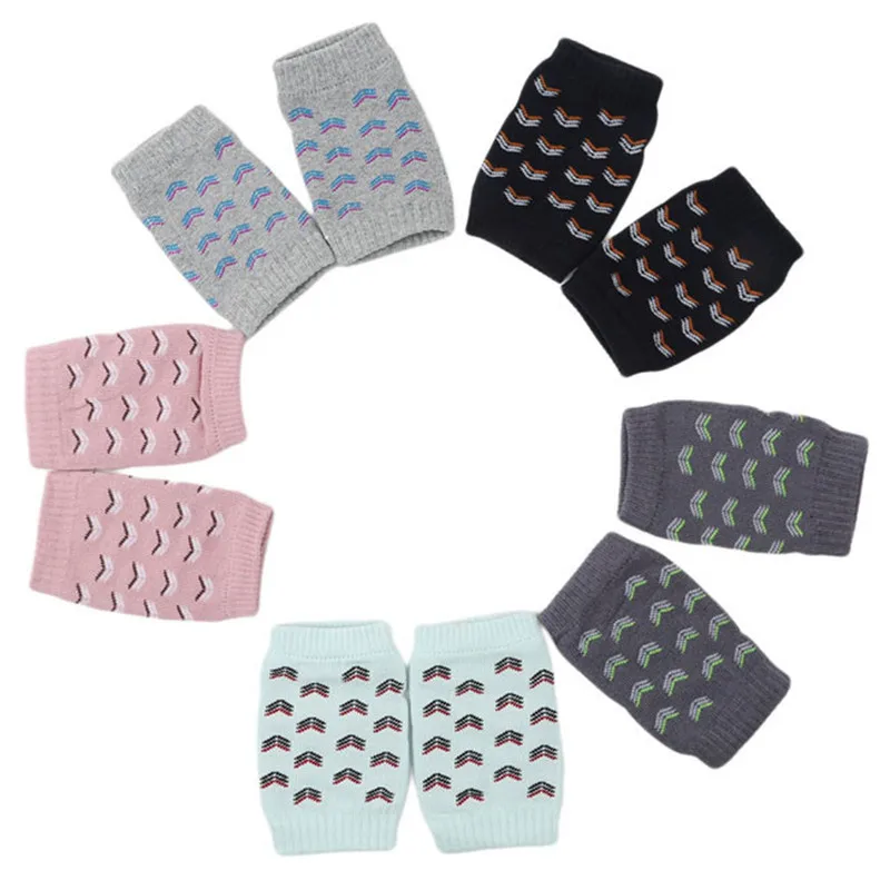 

Baby Safety Knee Protection Pads Cartoon Cotton Kids Baby Safety Knee Pads Crawling Protector Baby Leg Warmers Kneecap
