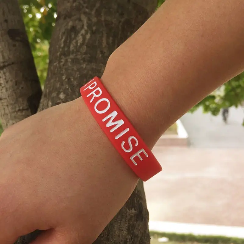 5 шт разных цветов я обещала спортивный браслет из силикона браслеты набор для