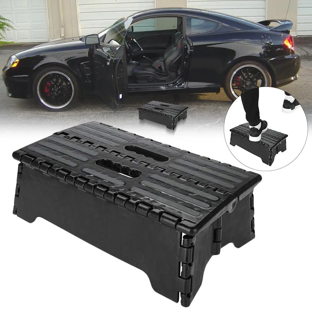 Портативный дорожный складной ступенчатый стул черная ступенчатая лестница