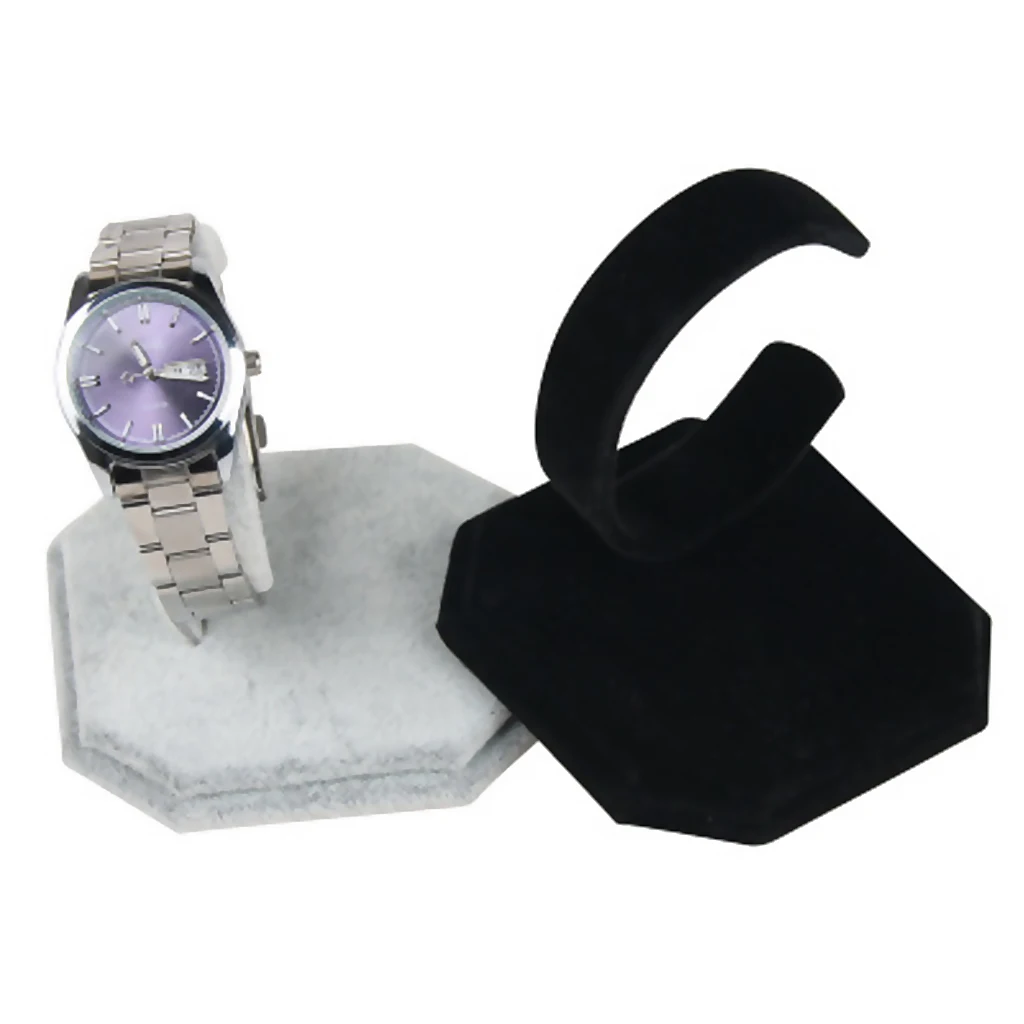 

1 Piece Jewelry Stand Watches Bracelets Display Stand Made Of Velvet Watches