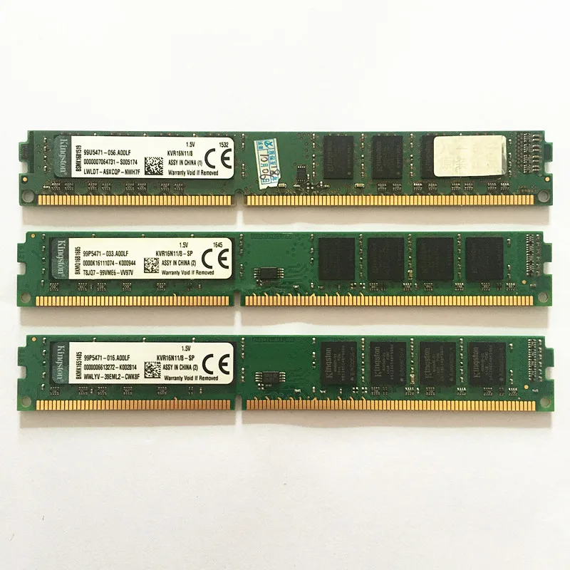 

Kingston ddr3 rams 8gb 1600mhz desktop memory kvr16n11/8 ddr3 8gb 1600 8gb rams 1.5V 240PIN