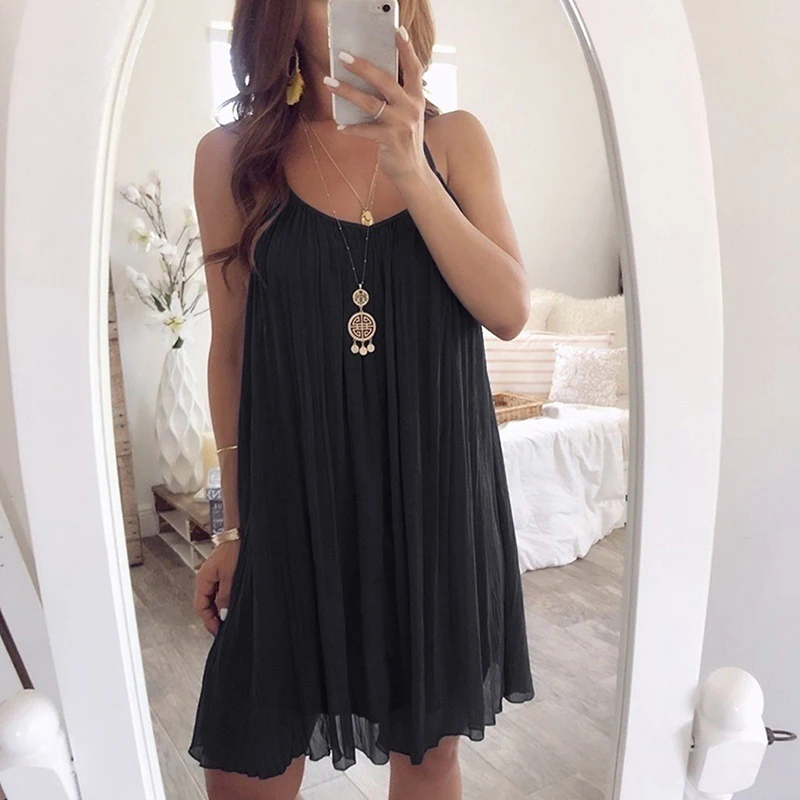 black Bigsweety, новинка, модное женское сексуальное платье в полоску, бохо, Летнее Длинное Платье Макси, без рукавов, пляжный сарафан на бретелях, Vestidos для женщин - Цвет: black