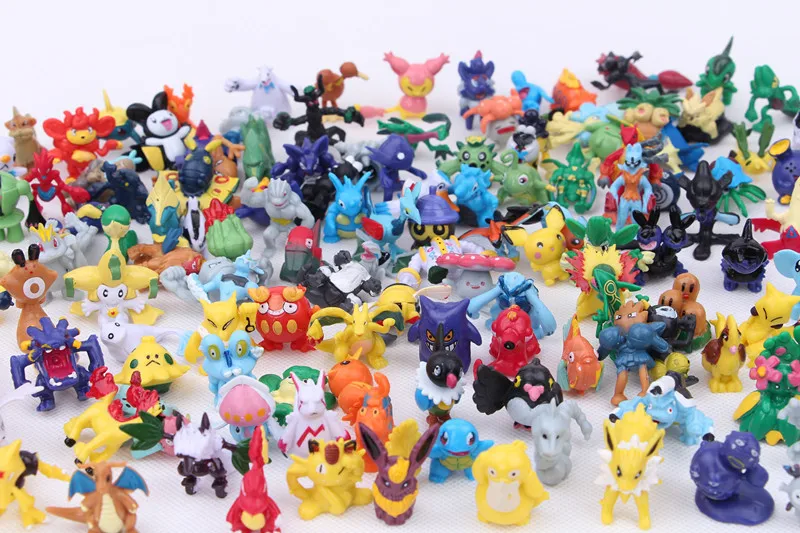 144 шт./1 комплект волшебная Детская кукла Pokemon Пикачу микро Ландшафтные украшения