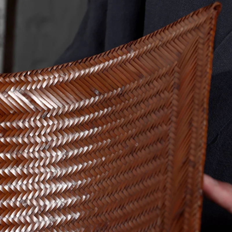 

Handmade Big Lacquered Bamboo Tea Mat Big Lacquered Handmade Tatami Mat for Making Tea