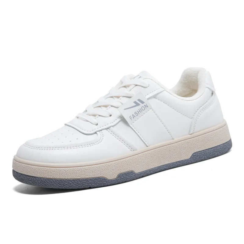 

White Sneakers Women Winter Fur Shoes Casual Female Snow Shoe 2021 Women's Winter Sneakers Velvet Fur Warm Footwear 40 Size