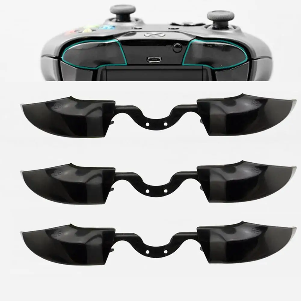 

Black Replacement Bumper LB RB Trigger Button For Microsoft One Controller L6T3