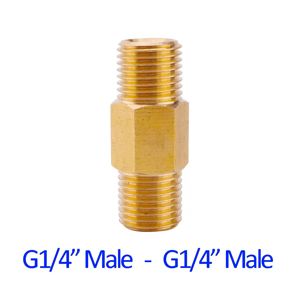 

Snow Foam Lance Connector G1/4" Male Pressure Washer Brass Adapter 1/4" Thread Connection