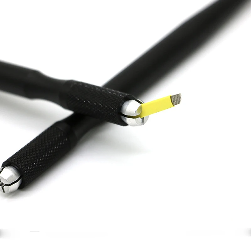 25 шт. круглый гибкий Игольный замок-шпилька ручной Перманентный макияж вышитый