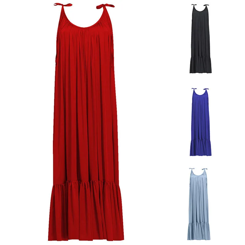 

Bikini Cover Up Beach Tunic Wear Sarongs For Women Pareos Woman Beachwear Cape Skirt New Euro Backless Dresses Pure Solid