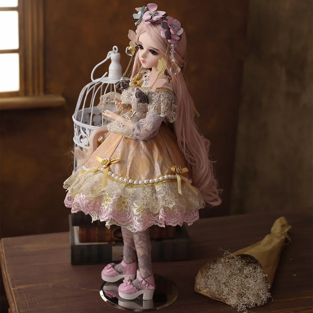 Новинка BJD кукла 1/3 с одежда парики обувь макияж 100% ручная работа красивые игрушки