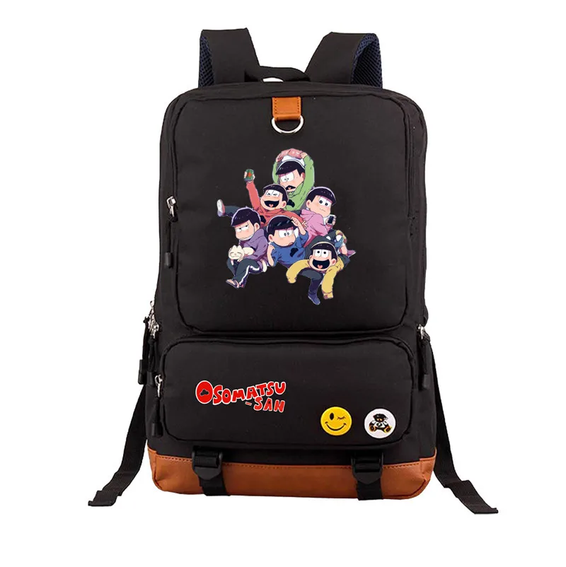 

Osomatsu-san Matsuno Ichimatsu school Students bookbag Shoulder Bag Printing Backpack Teenagers women men Travel Bag Mochila