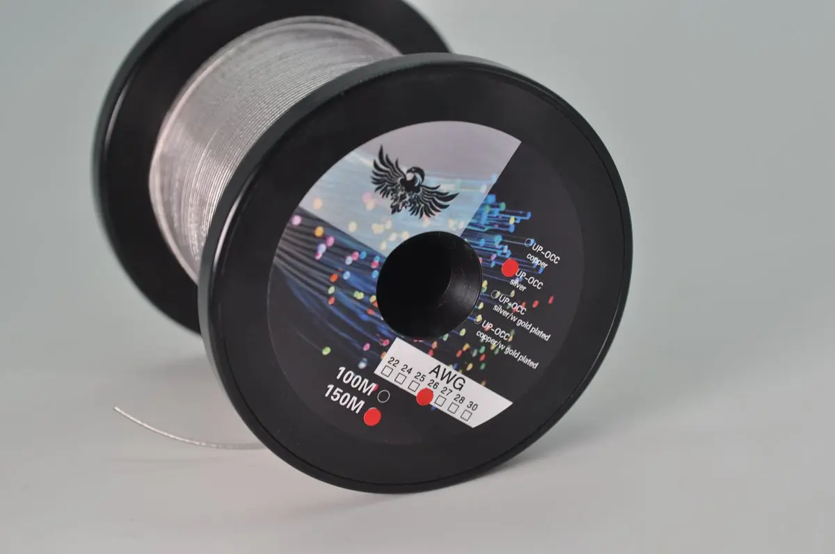 Пластина OCC с серебряными наушниками линия обновления 7N UP-OCC серебро 26AWG MMCX UPOCC 99.99998