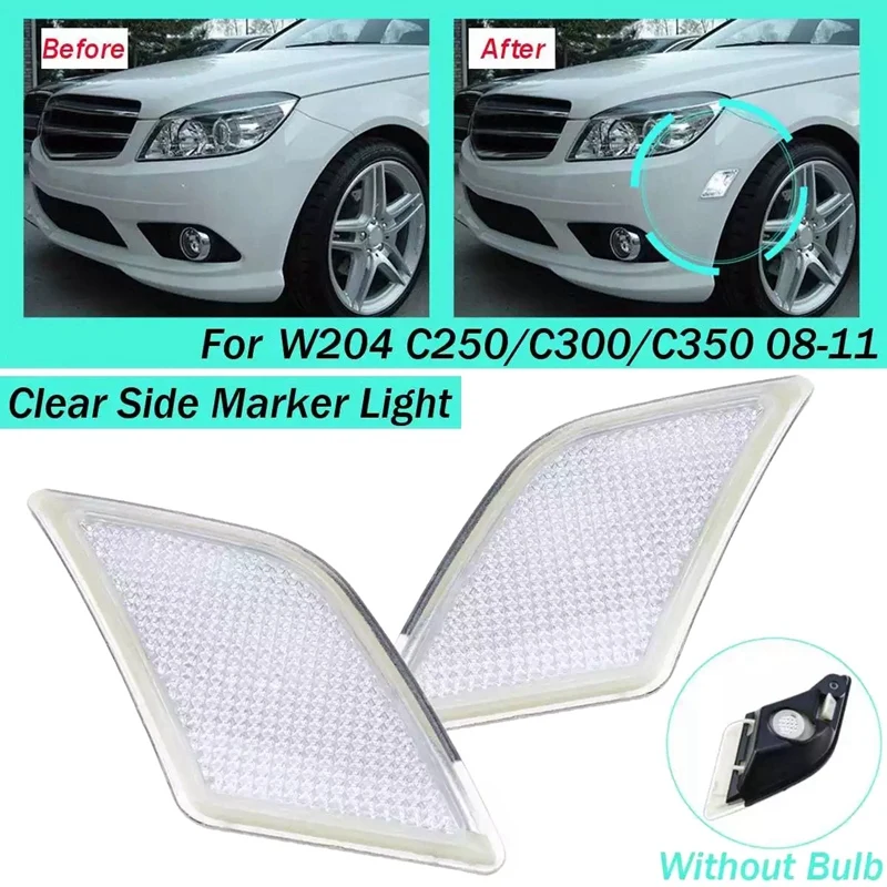 

Car Side Marker Light Turn Signal Lamp for Mercedes Benz W204 C250 C300 C350 2008 2009 2010 20113 2048200221