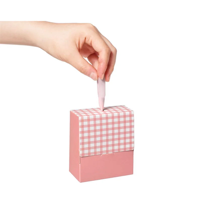 10 шт. розовые Звездные коробки для конфет Свадебные подарочные детского