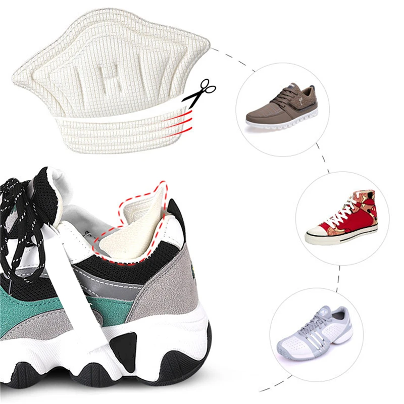

Heel Pad Stickers For Shoes Men Women Sneakers Thicken Anti-Wear Anti-Fall Heel Protection Insoles Padding Reduced Size