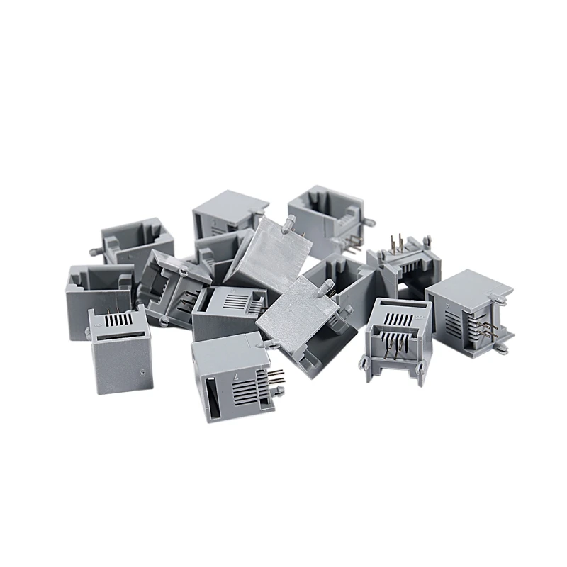 Новый 15 листов RJ 11 6 P 4 C позиция Контакт гнездовой разъем PCB телефонный