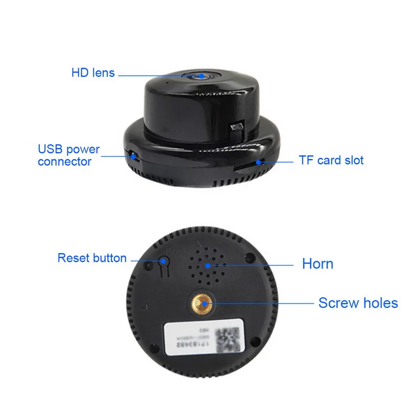 DIDIHOU 3 6 мм Wifi мини ip-камера уличная ночная версия для домашней безопасности