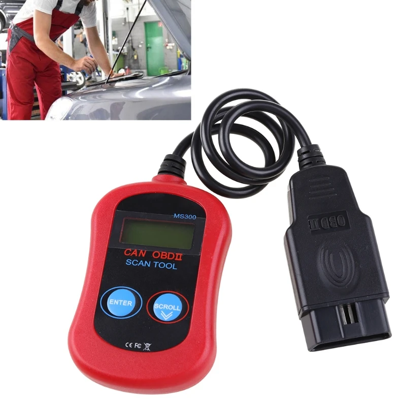 

MS300 All Purpose OBD2 Auto Diagnostic Scanner Car Code Reader Scan Tool Turn Off Check Engine Light