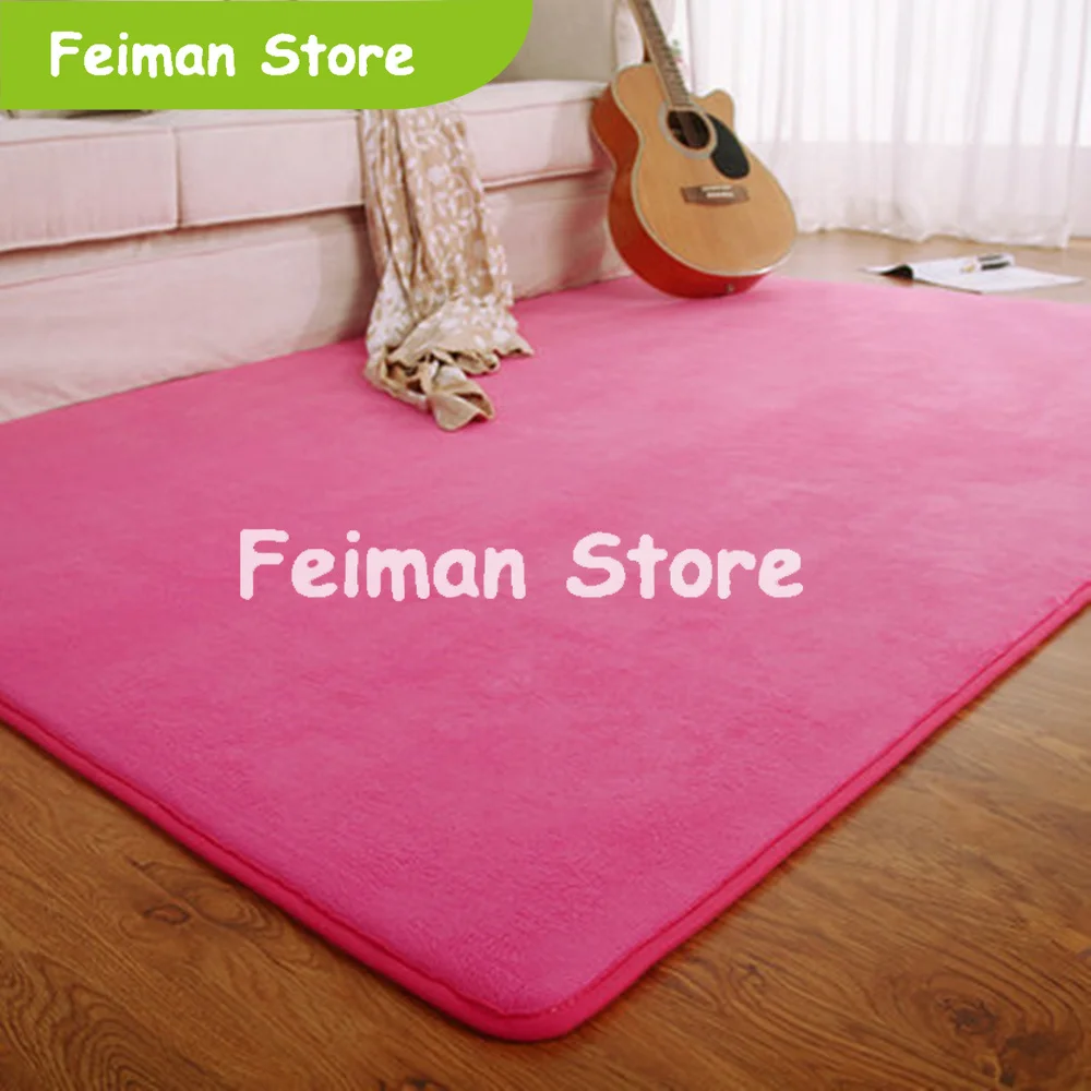 Модный коврик с эффектом памяти сплошной мат для спальни прихожей гостиной кухни