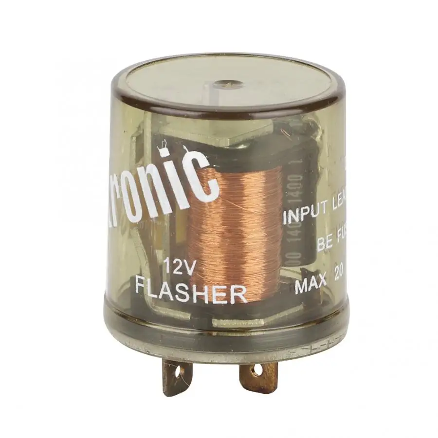 2 Pin 12V мотоцикл электронный указатель поворота LED мигалка Регулируемый реле