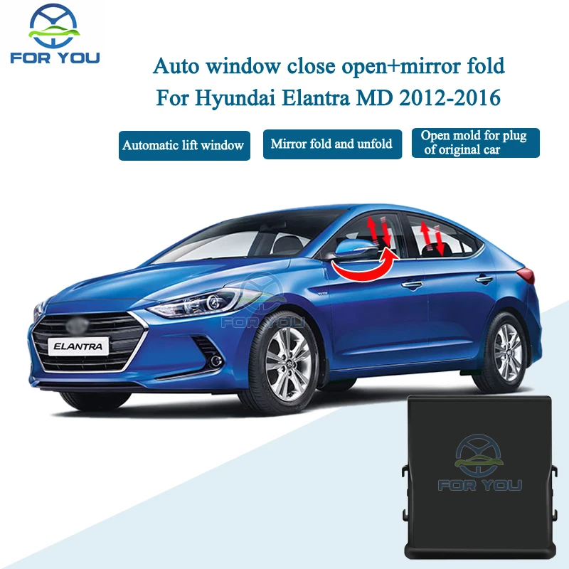 FORYOU автомобильный прибор для закрытия окна автомобиля 2 на + зеркальная папка Hyundai