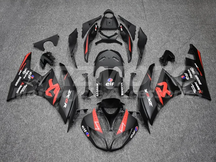

Injection Molding New ABS Motorcycle Fairing Kit Fit For Kawasaki Ninja ZX6R 636 2019 Bodywork Set Custom Red Black