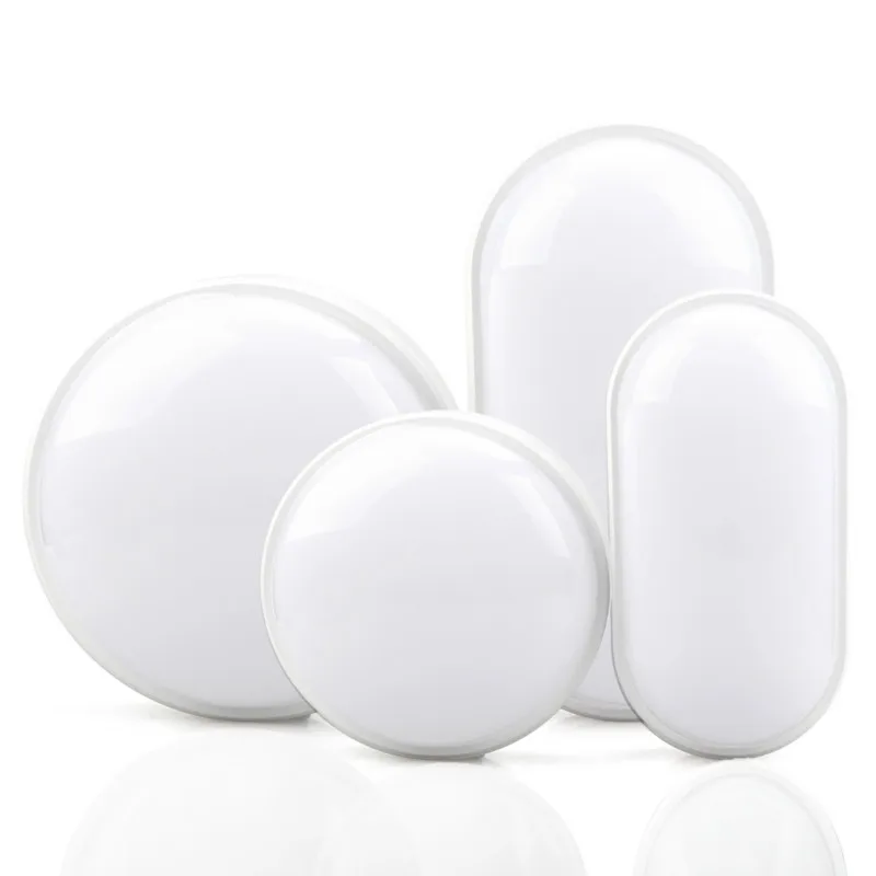 Влагостойкий светодиодный потолочный светильник Настенный Круглый/Овальный для