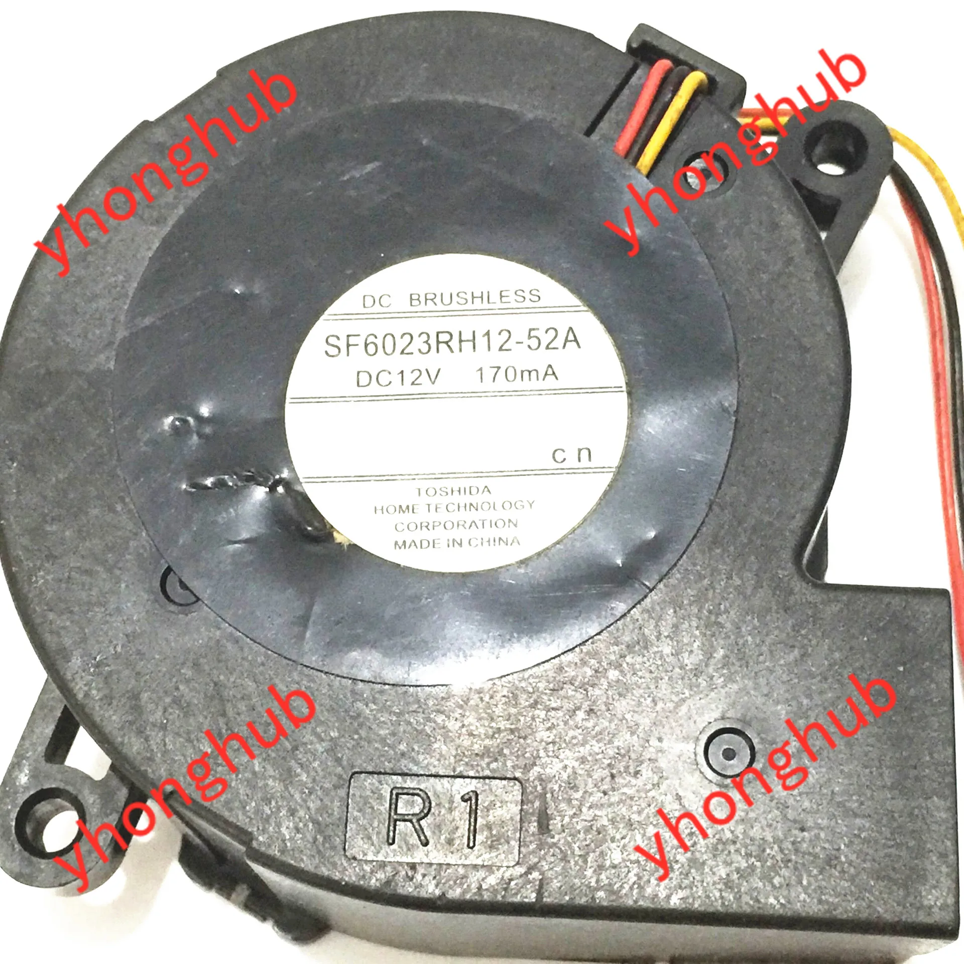 SF6023RH12 52A DC 12V 170mA 3 жильный 60x60x25 мм Сервер вентилятор охлаждения|blower cooling fan|cooling