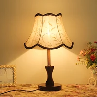 wooden table lamp simple bedroom bedside lamp hotel guest room table lamp home decoration lamp