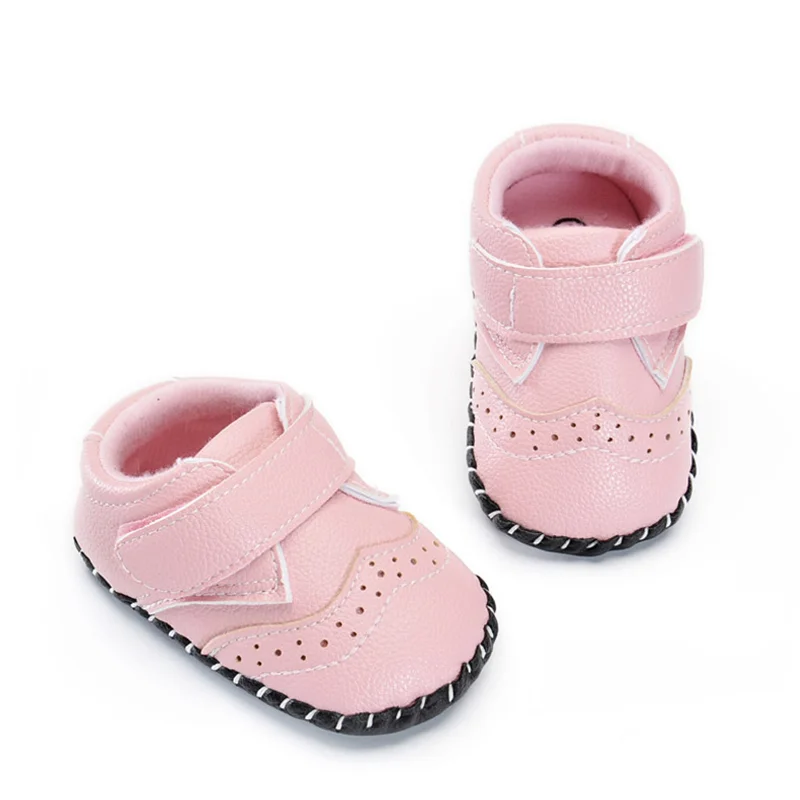 2020 Новое поступление кожаная обувь для новорожденных мальчиков и девочек с