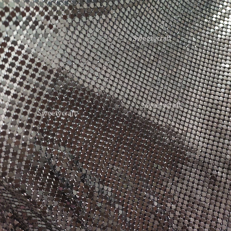 Черный цвет металла металлические сетчатая ткань с блестками для штор пикантные