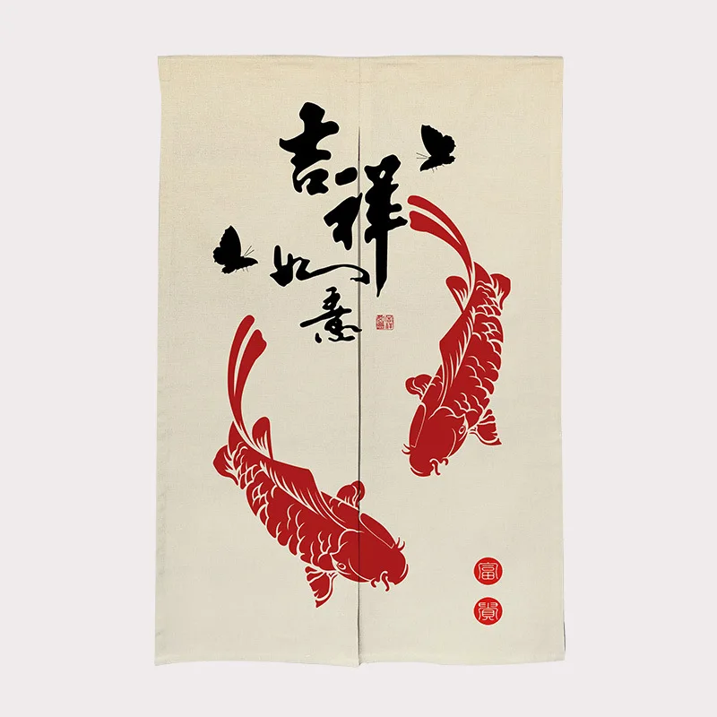 Китайская кухонная дверная занавеска разделительная для спальни японская двери