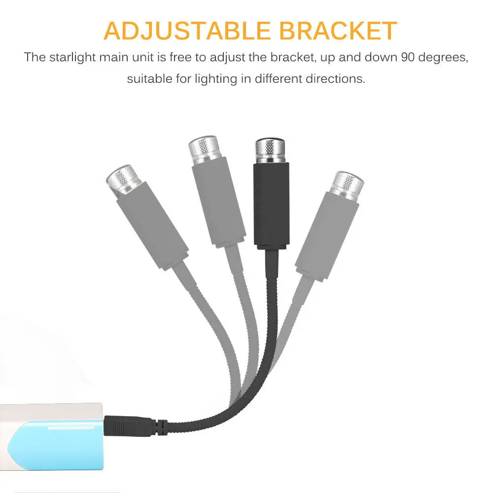 СВЕТОДИОДНЫЙ Крыше Автомобиля Star светильник лазерная проекция атмосфера USB