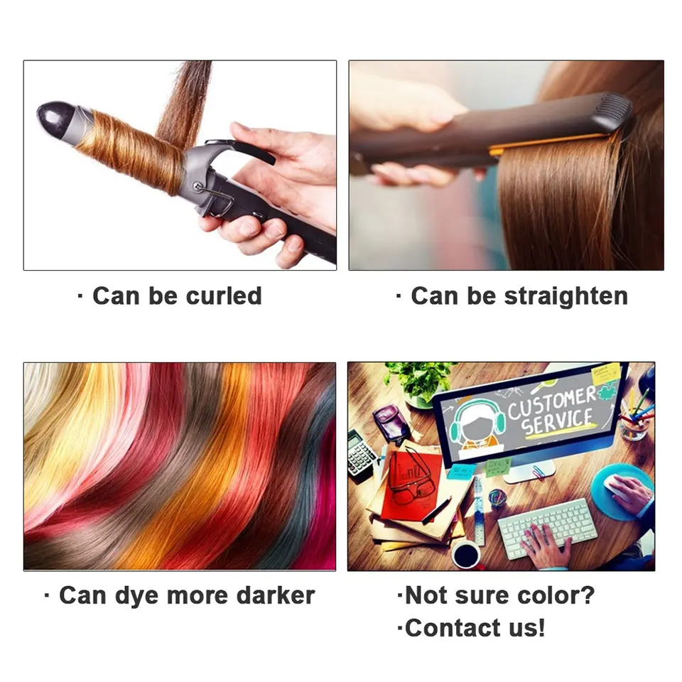 Anéis da cor do cabelo
