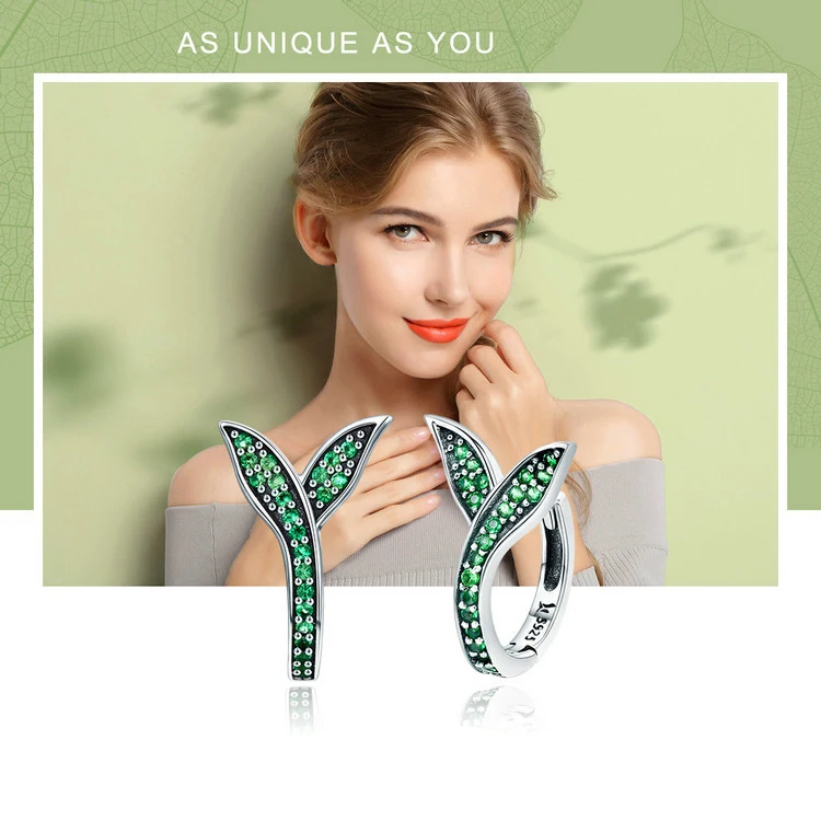 SAF 2019 Новый s925 стерлингового серебра модные серьги простые женские свежий дизайн