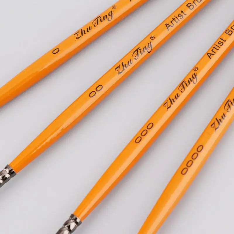 

10pcs/set Fine Hand Detail Painted Thin Hook Line Pen Drawing Point Tip Nylon Brush Acrylic Painting Craft Art Supplies