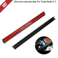 for tesla model 3 y glove box anti slip strip stikcerstorage box double sided tape