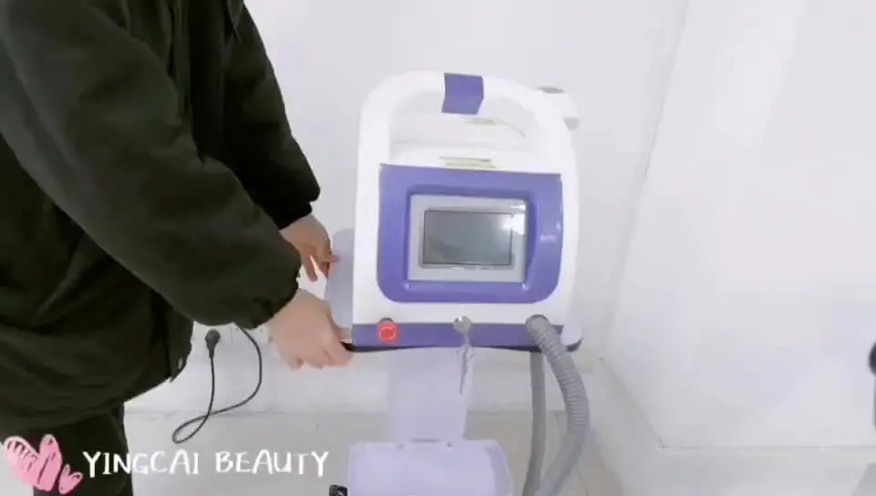 

Portable YAG Laser 1064 tattoo removal beauty device with three heads for salon/home use