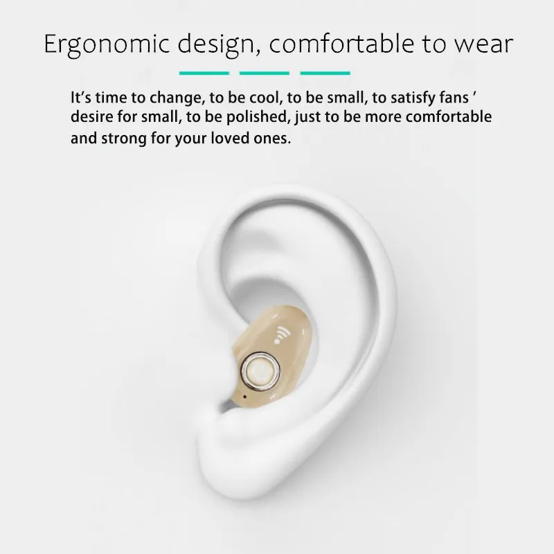 S65 Mini 5.0 Bluetooth Earphone Sport Gaming Headset with Mic Wireless headp hone Handsfree Stereo Earbuds For Xiaomi All Phones |