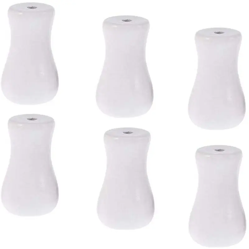 

Wood Cord Tassels 6Pack for Window Blinds White Cord Knobs Wooden Hanging Ball Pulls for Curtain Craft(6, White)