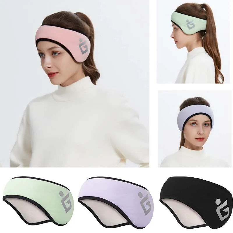 

Outdoor Sport Warm Earmuffs Unisex Women Men Fleece Winter Fashion Head Band Ski Ear Muff Headband Hair Band Ear Warmers
