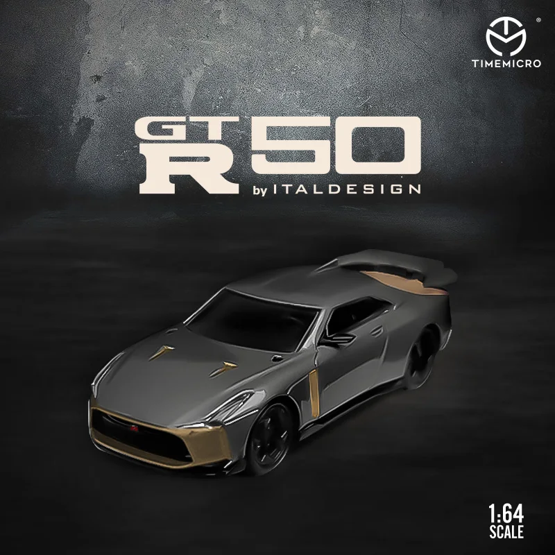 Модель автомобиля под давлением TM 1/64 GTR50 имитация золота изделия из сплава ясеня