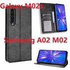 Кожаный чехол-книжка для Samsung Galaxy A02 M02 M02s