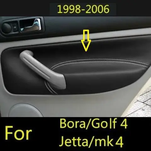 Для Volkswagen Golf 4 Bora 1999 2000 20012002 2003 2004 2005 кожаная панель из микрофибры, подлокотник, крышка салона автомобиля